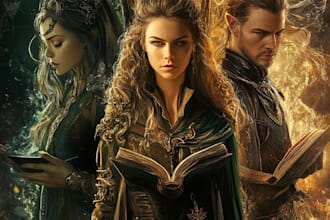 design professional fantasy book covers