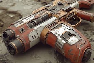 make stylized 3d game assets,3d props, roblox model