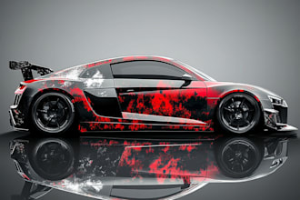 design a custom vehicle wrap, cars, pickups, trailers, etc