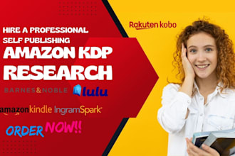 find profitable amazon kdp keyword research niches for self publishers book