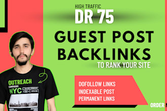do high DR editorial backlinks with dofollow SEO guest posts to rank your site