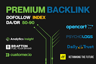 provide premium guest posting service with dofollow contextual backlinks
