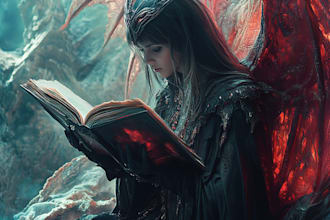 design professional fantasy book cover, ebook cover for you