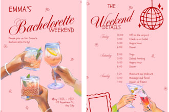 create stunning and unique invitation or greeting cards for any event