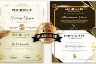 design custom award, graduation certificates, printable vouchers