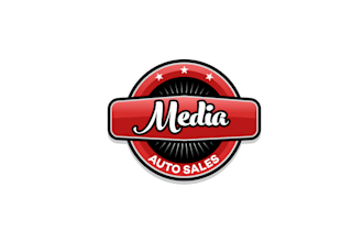 design attract amazing media auto sales logo