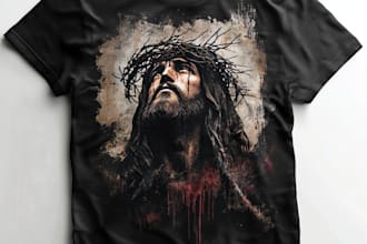 create custom christian t shirt design