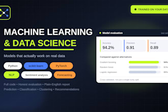 do machine learning, data science, nlp, and sentiment analysis projects