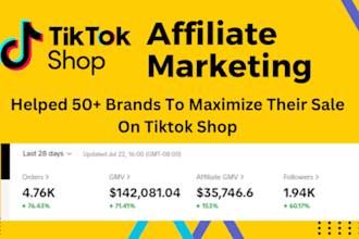 setup tiktok shop, tiktok affiliate and tiktok shop marketing