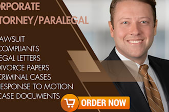 be your US lawyer for legal notices, demand letter, cease and desist