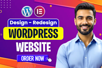 create wordpress website or develop custom wordpress for your business