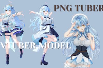 create png tuber live2d model rigging pngtuber vtuber pngtuber png tuber