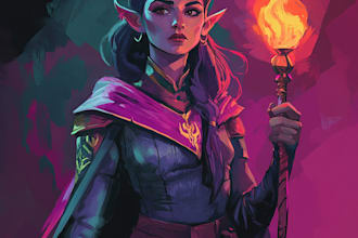 make dnd character art and dnd character art