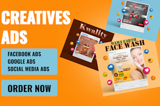 design creatives facebook ads and meta ads creatives