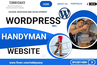 design construction painting plumbing carpentry home renovation handyman website