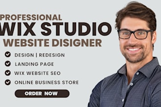build wix studio website design and redesign wix website online store business