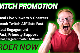 do twitch channel promotion, twitch live viewers,
