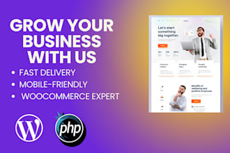 design wordpress ecommerce site with secure checkout and payment setup