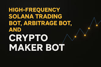 do solana volume bot, arbitrage bot, or maker bot for profitable crypto trading