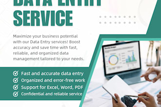 fast and accurate data entry, web research, and excel tasks