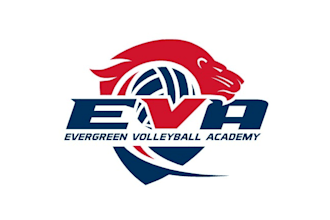 design creative important volleyball club logo