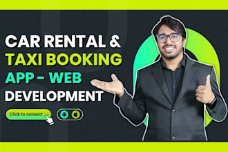 do taxi booking website or taxi booking app car rental website or car rental app