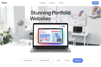 design a stunning lovable portfolio website, saas, or mvp website for you