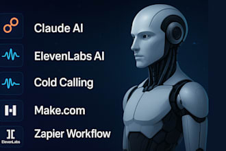 make com made com n8n ai calling agent zapier webhook cold calling elevenlabs