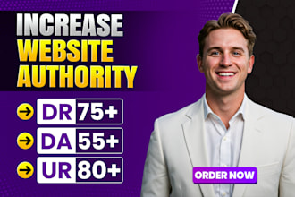 increase domain rating DR domain authority da tf by SEO backlinks