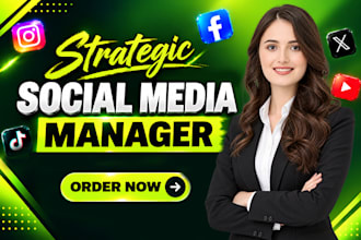 be your social media marketing manager and content creator
