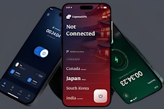 build a secured VPN app like expressvpn,nordvpn with full admin panel,wireguard