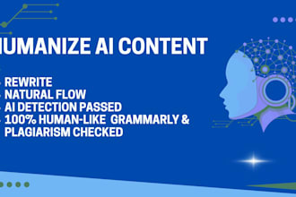 humanize and rewrite ai content to sound natural and unique