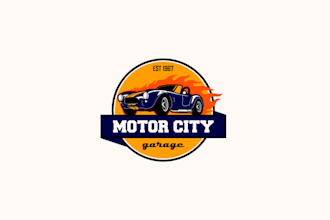 make auto restoration modification and sales logo