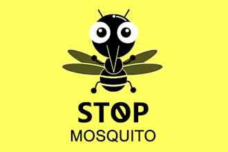 design best quality mosquito control brand logo