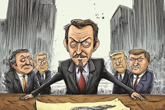 draw a custom political cartoon for any issue