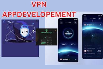 do a premium VPN app with admin panel, in app purchase, admob and video ads