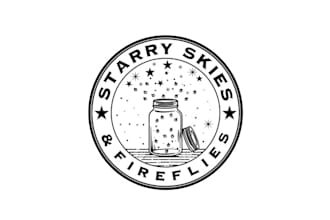 design monogram rental cabin in the woods logo