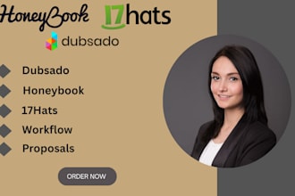 setup honeybook automations dubsado workflows 17hats CRM account