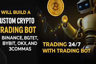 build a custom crypto trading bot for binance, bitget, bybit, okx, and 3commas
