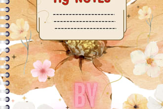 design elegant covers for your notebooks