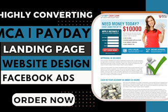 build business funding website for mca, sba, equipment loan, microloan leads
