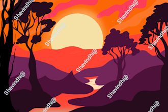 do digital cartoon illustration, comics art, characters and objects design