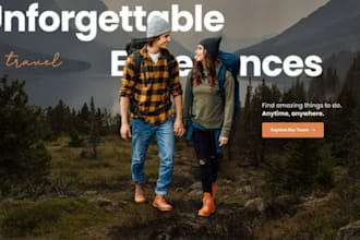 build wordpress travel agency and tour booking website