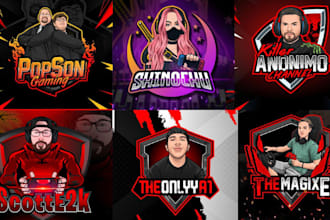design animated twitch stream overlay, twitch logo panels screens and alerts