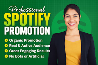 do organic USA targeted spotify music promotion spotify album track promotion