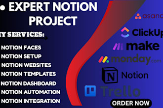 setup your notion click up trello monday crm asana taskade slack crm