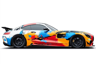 make branding vehicle wrap, car wrap, van wrap,