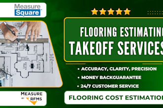 do flooring estimates using measure square and rfms measure