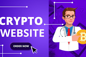 create custom crypto web3 meme project website