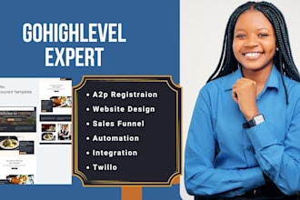 gohighlevel website twilio a2p 10dlc ghl sales funnel automation chatbot ai